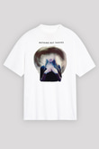 Nothing But Thieves Baskılı Beyaz Unisex Oversize Tişört - Tshirt