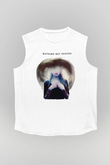 Nothing But Thieves Baskılı Beyaz Unisex Kolsuz Tişört - Tshirt