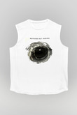 Nothing But Thieves Baskılı Beyaz Unisex Kolsuz Tişört - Tshirt