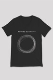 Nothing But Thieves Baskılı Unisex Siyah V Yaka Tişört - Tshirt