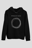 Nothing But Thieves Baskılı Unisex Siyah Kapüşonlu Sweatshirt