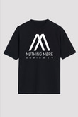 Nothing More Siyah Unisex Oversize Tişört T-Shirt