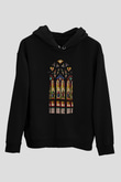 Notre Dame Katedrali Siyah Unisex Hoodie