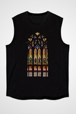 Notre Dame Katedrali Siyah Unisex Kolsuz Tişört