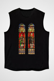 Notre Dame Katedrali Siyah Unisex Kolsuz Tişört