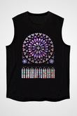 Notre Dame Katedrali Siyah Unisex Kolsuz Tişört