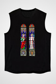 Notre Dame Katedrali Siyah Unisex Kolsuz Tişört
