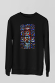 Notre Dame Katedrali Siyah Unisex Sweatshirt