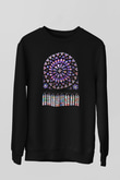 Notre Dame Katedrali Siyah Unisex Sweatshirt