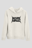 Nuclear Assault Beyaz Unisex Kapşonlu Sweatshirt