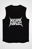 Nuclear Assault Siyah Unisex Kolsuz Tişört