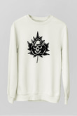 Obey the Brave Beyaz Unisex Sweatshirt