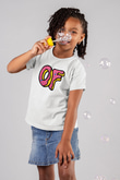Odd Future Baskılı Beyaz Unisex Çocuk Tişört