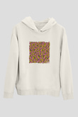 Odd Future Baskılı Unisex Beyaz Kapüşonlu Sweatshirt