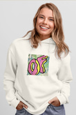 Odd Future Baskılı Unisex Beyaz Kapüşonlu Sweatshirt