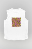 Odd Future Baskılı Unisex Beyaz Kolsuz Tişört