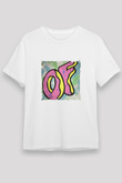 Odd Future Baskılı Unisex Beyaz Tişört
