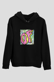 Odd Future Baskılı Unisex Siyah Hoodie