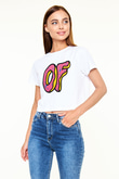 Odd Future Beyaz Croptop Tişört