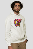 Odd Future Beyaz Unisex Kapşonlu Sweatshirt