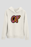 Odd Future Beyaz Unisex Kapüşonlu Sweatshirt