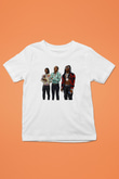 Offset Baskılı Beyaz Unisex Beyaz Çocuk Tişört - Tshirt