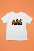 Offset Baskılı Beyaz Unisex Beyaz Çocuk Tişört - Tshirt