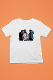 Offset Baskılı Beyaz Unisex Beyaz Çocuk Tişört - Tshirt