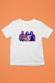 Offset Baskılı Beyaz Unisex Beyaz Çocuk Tişört - Tshirt