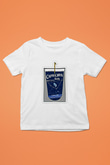 Oğlak Burcu Baskılı Beyaz Unisex Beyaz Çocuk Tişört - Tshirt