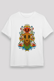 Oğlak Burcu Unisex Baskılı Beyaz Tişört - Tshirt