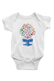 Öğretmen Baskılı Beyaz Unisex Bebek Body - Zıbın