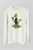 Öğretmen Beyaz Unisex Sweatshirt