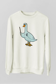 Öğretmen Beyaz Unisex Sweatshirt