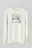 Öğretmenler Günü Baskılı Beyaz Unisex Sweatshirt