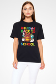 Öğretmenler Günü Baskılı Unisex Siyah Tişört - Tshirt