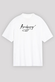 Okçuluk Baskılı Unisex Beyaz Oversize Tişört - Tshirt