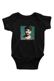 Oliver Heldens Baskılı Unisex Siyah Bebek Body - Zıbın