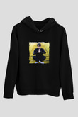 Oliver Heldens Baskılı Unisex Siyah Hoodie