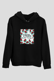 Oliver Heldens Baskılı Unisex Siyah Hoodie