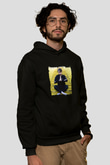 Oliver Heldens Baskılı Unisex Siyah Hoodie