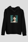 Oliver Heldens Baskılı Unisex Siyah Hoodie