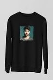 Oliver Heldens Baskılı Unisex Siyah Sweatshirt