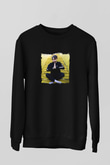 Oliver Heldens Baskılı Unisex Siyah Sweatshirt