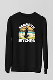 Om Baskılı Unisex Siyah Sweatshirt
