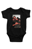 One Direction Baskılı Siyah Bebek Body - Zıbın