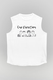 One Direction Beyaz Unisex Kolsuz Tişört