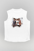 One Direction Beyaz Unisex Kolsuz Tişört