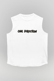 One Direction Beyaz Unisex Kolsuz Tişört