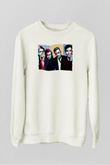 One Direction Beyaz Unisex Sweatshirt